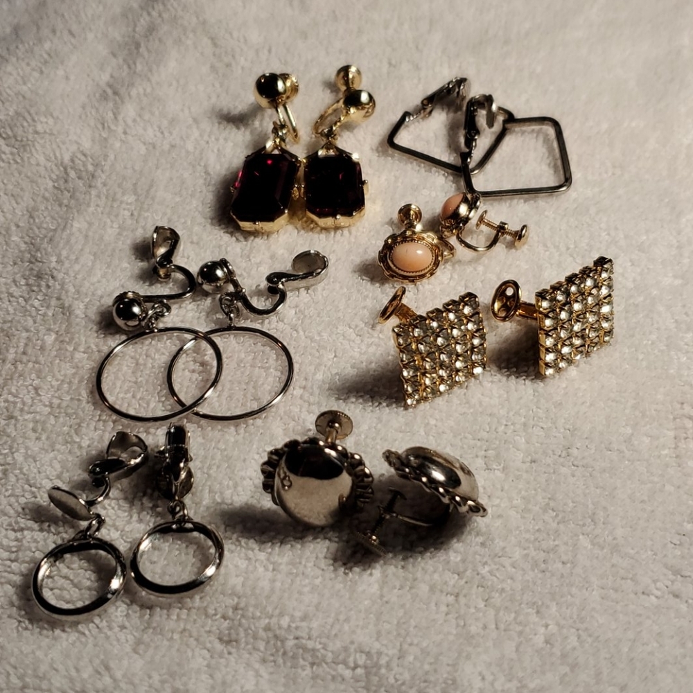 Clip on earrings